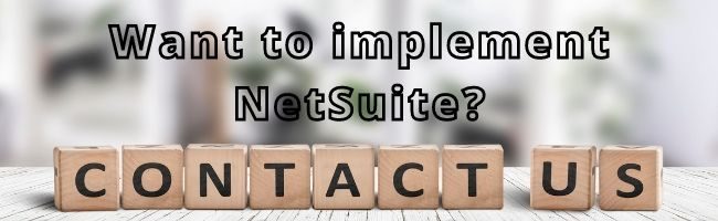 Want to Implement NetSuite