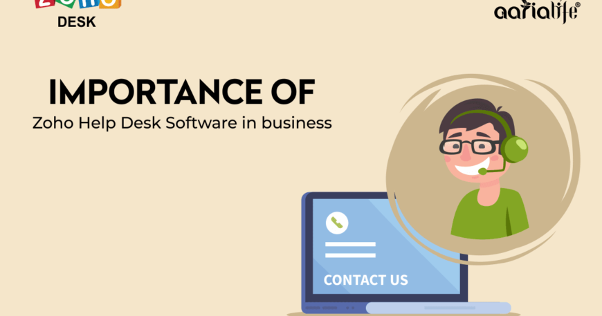 Zoho Help Desk Software in business | Aarialife